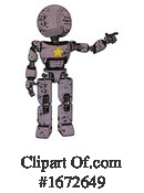 Robot Clipart #1672649 by Leo Blanchette