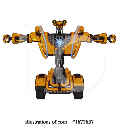 Royalty-Free (RF) Robot Clipart Illustration by Leo Blanchette - Stock Sample #1672657