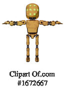 Robot Clipart #1672667 by Leo Blanchette