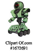 Robot Clipart #1672691 by Leo Blanchette