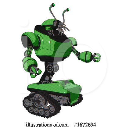 Royalty-Free (RF) Robot Clipart Illustration by Leo Blanchette - Stock Sample #1672694