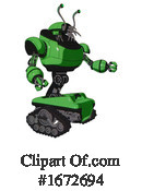 Robot Clipart #1672694 by Leo Blanchette