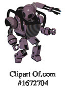 Robot Clipart #1672704 by Leo Blanchette