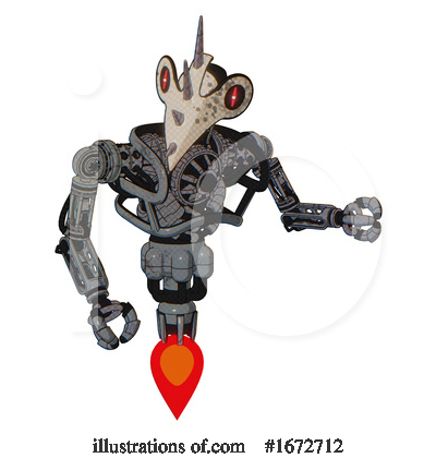 Royalty-Free (RF) Robot Clipart Illustration by Leo Blanchette - Stock Sample #1672712