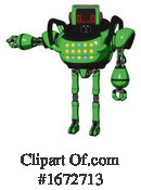 Robot Clipart #1672713 by Leo Blanchette