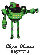 Robot Clipart #1672714 by Leo Blanchette