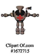 Robot Clipart #1672715 by Leo Blanchette