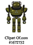 Robot Clipart #1672732 by Leo Blanchette