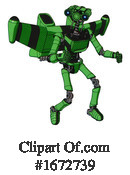 Robot Clipart #1672739 by Leo Blanchette
