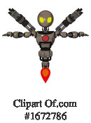 Robot Clipart #1672786 by Leo Blanchette