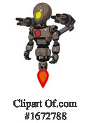Robot Clipart #1672788 by Leo Blanchette