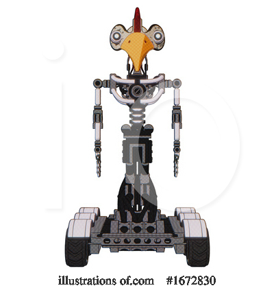 Royalty-Free (RF) Robot Clipart Illustration by Leo Blanchette - Stock Sample #1672830