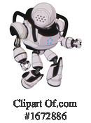 Robot Clipart #1672886 by Leo Blanchette