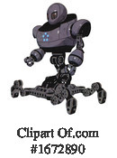 Robot Clipart #1672890 by Leo Blanchette