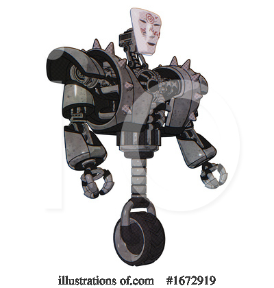 Royalty-Free (RF) Robot Clipart Illustration by Leo Blanchette - Stock Sample #1672919