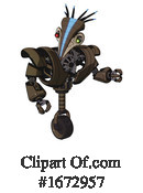 Robot Clipart #1672957 by Leo Blanchette