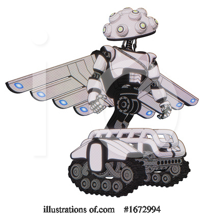 Royalty-Free (RF) Robot Clipart Illustration by Leo Blanchette - Stock Sample #1672994
