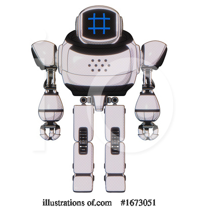 Royalty-Free (RF) Robot Clipart Illustration by Leo Blanchette - Stock Sample #1673051