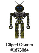 Robot Clipart #1673064 by Leo Blanchette
