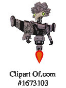 Robot Clipart #1673103 by Leo Blanchette