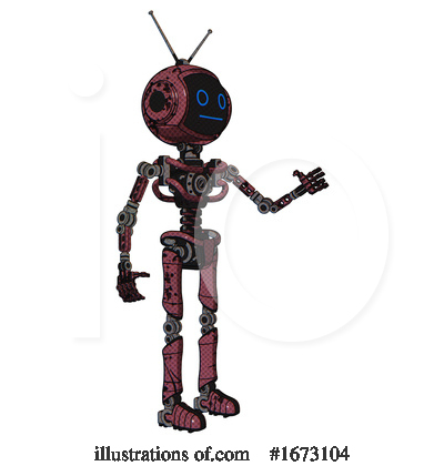 Royalty-Free (RF) Robot Clipart Illustration by Leo Blanchette - Stock Sample #1673104