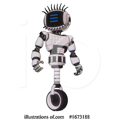 Royalty-Free (RF) Robot Clipart Illustration by Leo Blanchette - Stock Sample #1673188