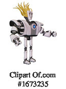 Robot Clipart #1673235 by Leo Blanchette