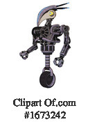 Robot Clipart #1673242 by Leo Blanchette