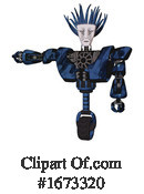 Robot Clipart #1673320 by Leo Blanchette