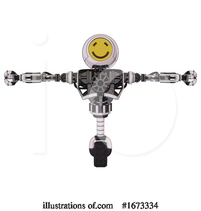 Royalty-Free (RF) Robot Clipart Illustration by Leo Blanchette - Stock Sample #1673334
