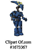 Robot Clipart #1673367 by Leo Blanchette