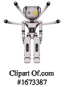 Robot Clipart #1673387 by Leo Blanchette