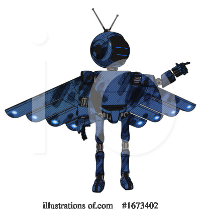 Royalty-Free (RF) Robot Clipart Illustration by Leo Blanchette - Stock Sample #1673402