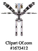 Robot Clipart #1673412 by Leo Blanchette