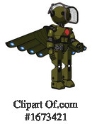 Robot Clipart #1673421 by Leo Blanchette