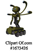 Robot Clipart #1673426 by Leo Blanchette