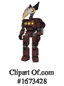 Robot Clipart #1673428 by Leo Blanchette