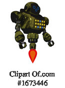 Robot Clipart #1673446 by Leo Blanchette