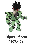 Robot Clipart #1673453 by Leo Blanchette