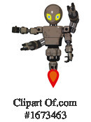 Robot Clipart #1673463 by Leo Blanchette