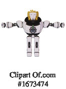 Robot Clipart #1673474 by Leo Blanchette
