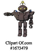 Robot Clipart #1673479 by Leo Blanchette
