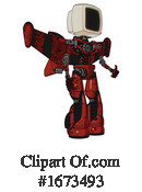 Robot Clipart #1673493 by Leo Blanchette