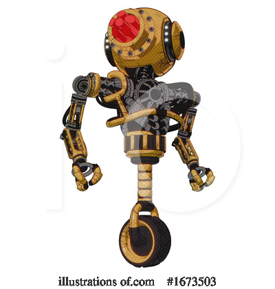 Royalty-Free (RF) Robot Clipart Illustration by Leo Blanchette - Stock Sample #1673503