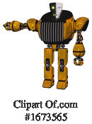 Robot Clipart #1673565 by Leo Blanchette