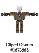 Robot Clipart #1673568 by Leo Blanchette