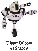 Robot Clipart #1673569 by Leo Blanchette