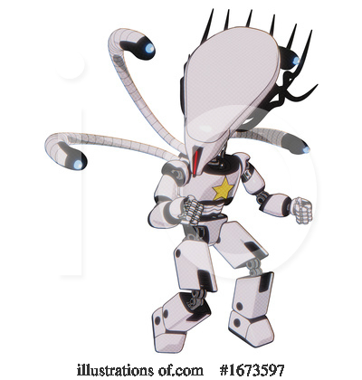 Royalty-Free (RF) Robot Clipart Illustration by Leo Blanchette - Stock Sample #1673597