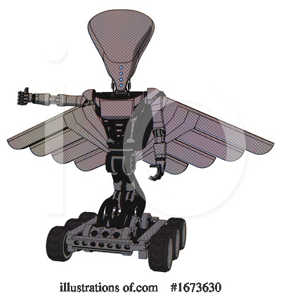 Royalty-Free (RF) Robot Clipart Illustration by Leo Blanchette - Stock Sample #1673630