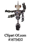 Robot Clipart #1673632 by Leo Blanchette